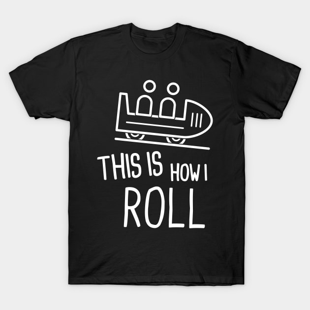 Roller Coaster Theme Park Thrill Ride T-Shirt by MeatMan